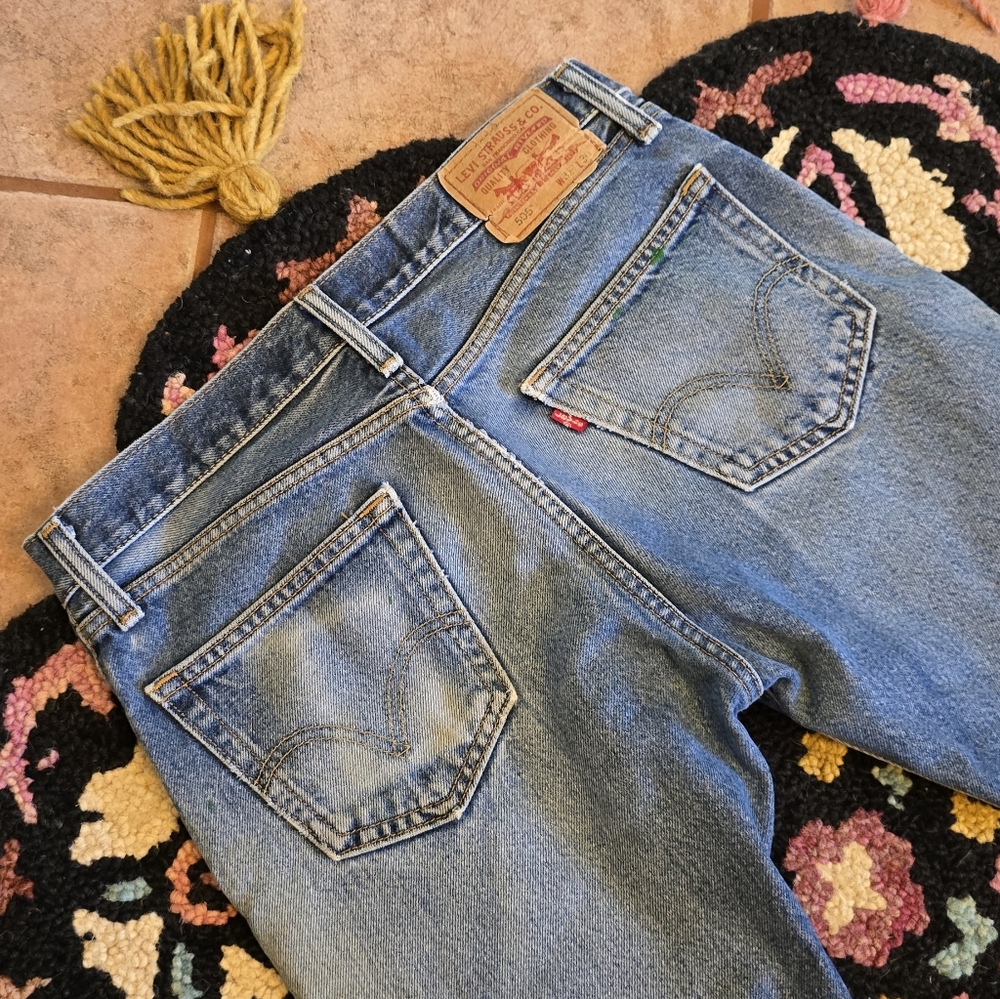 🔥🔥Distressed Levis Blue Jeans 31x30🔥🔥 - Picture 10 of 11